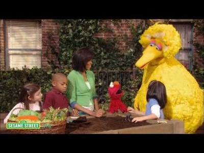 Sesame Street: Mrs. Obama Plants Garden