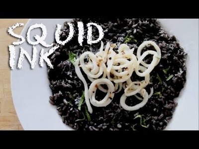 What is Squid Ink? How to make Squid & Squid Ink Risotto
