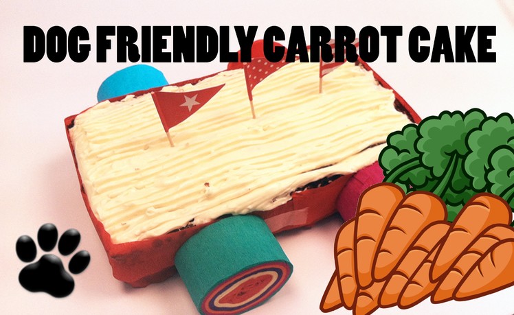 CARROT CAKE DOG LOAF  - DIY Dog Food - a tutorial by Cooking For Dogs
