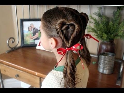 Double Heart Twists | Valentine's Day | Cute Girls Hairstyles
