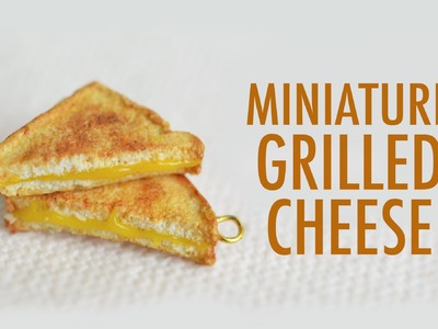 GRILLED CHEESE: polymer clay tutorial
