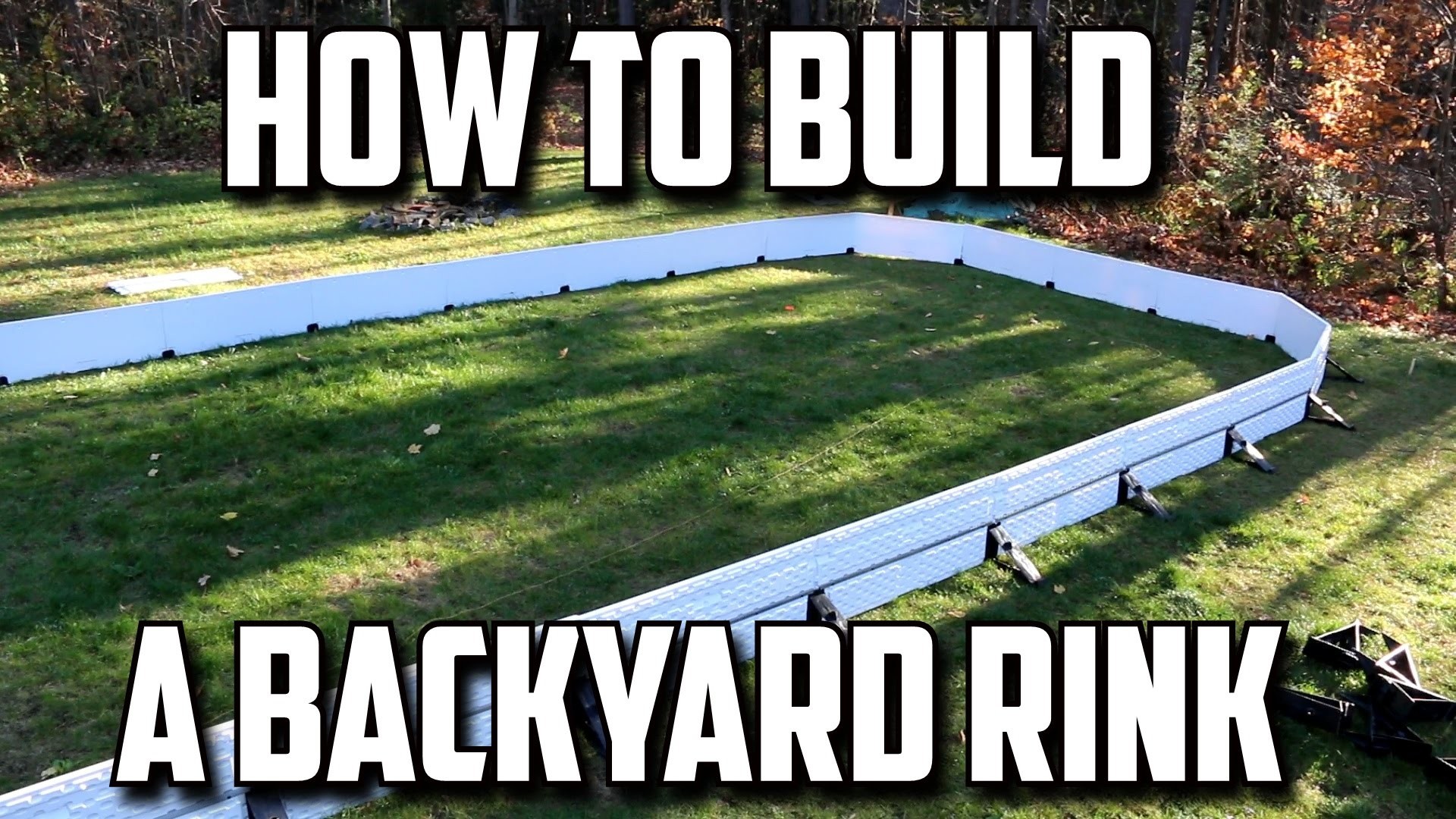 How to build a backyard rink