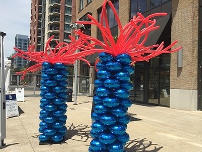 How To Make a Balloon Column With Mylar Balloons