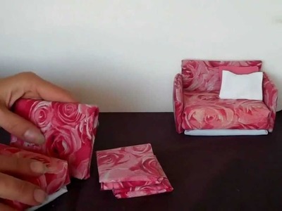 How To Make A Doll Sofa Chair Very Easy And Cheap