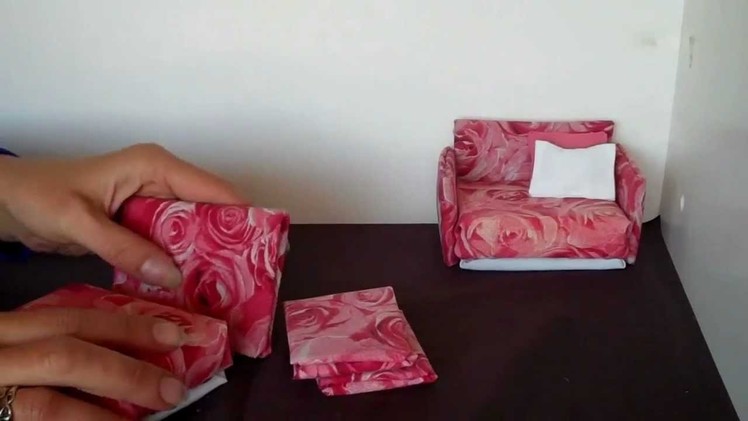 How To Make A Doll Sofa Chair Very Easy And Cheap