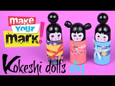 How to Make a Kokeshi Doll (from a roll-on bottle)