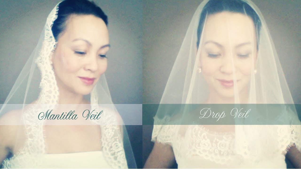 How to make a Wedding Veil with Lace Trim(Drop, Ballet Length, and Mantilla Veil)