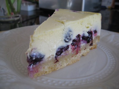 How to Make Cheesecake - A Baked Blueberry Cheesecake