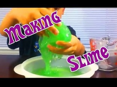 HOW TO MAKE SLIME Easy Kids Science Experiments