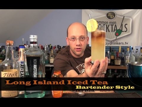 How To Make The Long Island Iced Tea - Bartender Style