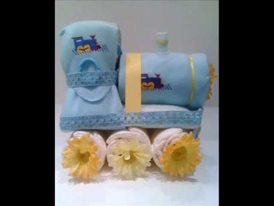 How to make unique and creative Diaper Cakes