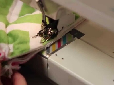 How to sew rows together on a rag quilt