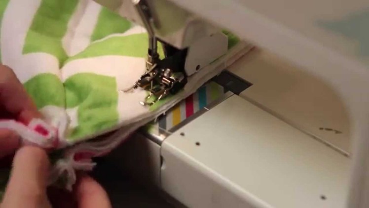 How to sew rows together on a rag quilt