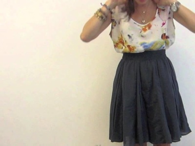 How To Style :  A Circle Skirt