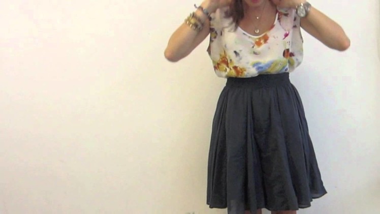 How To Style :  A Circle Skirt