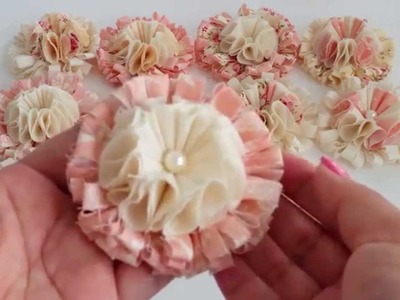 LUSCIOUS Shabby Chic Flowers! Very Soft, Fluffy, and Dimensional.