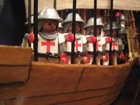 Medieval Crusader Ship: Hand Made