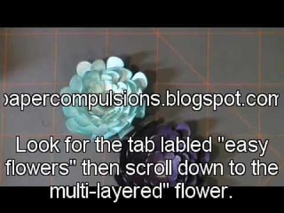 Multi layer paper flower tutorial