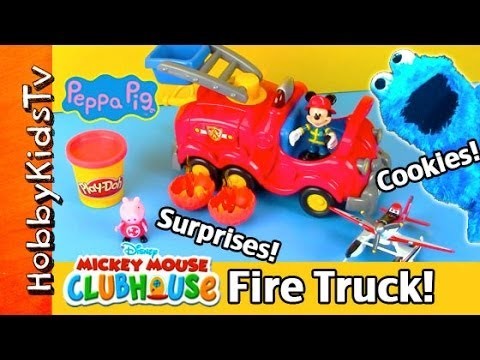 Peppa Pig's Cooking Class Catches FIRE + Surprise Treats! by HobbyKidsTV