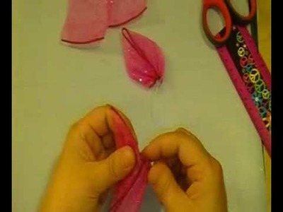 Pink Butterfly Ribbon