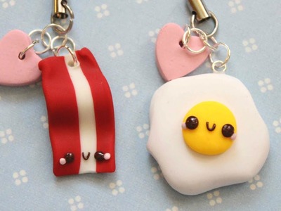Polymer Clay Tutorial - Egg and Bacon Friendship Charms