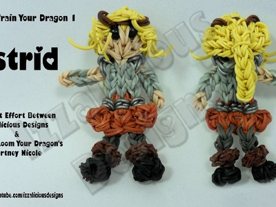 Rainbow Loom - Astrid from How To Train Your Dragon 1 - Action Figure.Charm - Gomitas