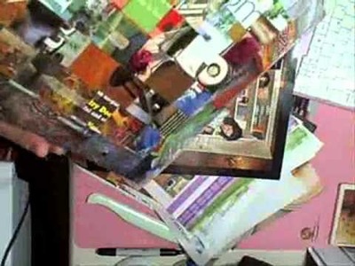 Recycling Magazines into a Purse LIVE on USTREAM TODAY!