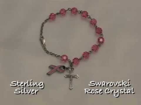 Rosary Braclets for Breast Cancer