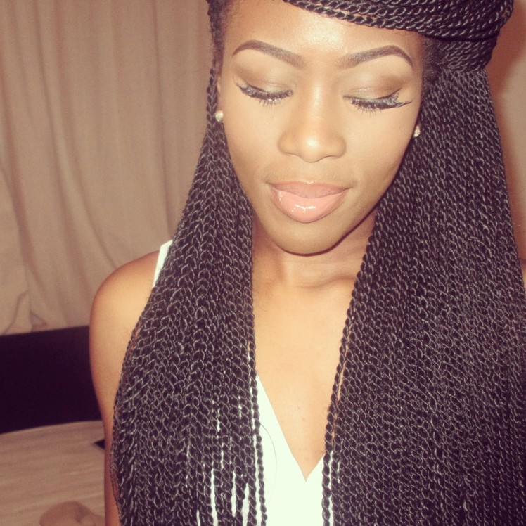 Styling my Senegalese twists 2