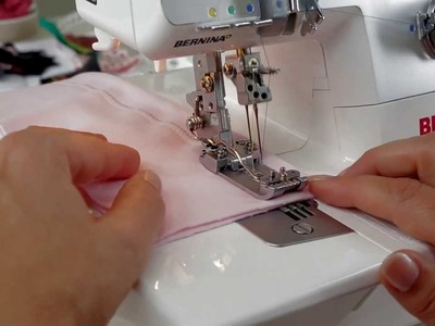 Tutorial: how to thread a cover stitch with the BERNINA overlocker. serger L 220