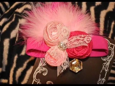 Vintage Inspired Feather Headbands