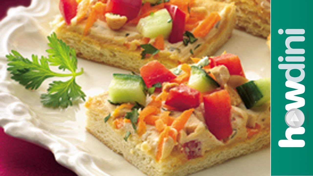 Appetizer recipes: How to make Thai pizza appetizers