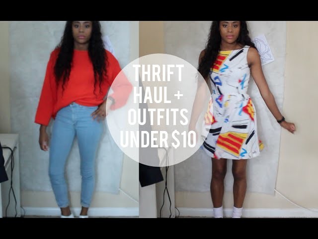 Best Thrift Finds Ever Haul + Outfits Under $10 $20 $100