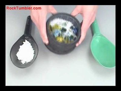 Burnishing Polished Stones or Glass in a Rock Tumbler