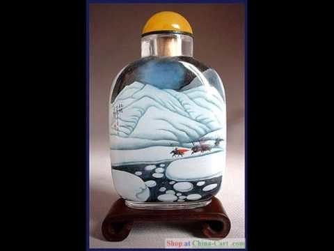 Chinese Snuff Bottle With Inside Painting Bottles