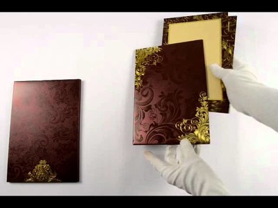 D-5611, Red Color, Shimmery Finish Paper, Designer Multifaith Invitations, Exclusive Invitations
