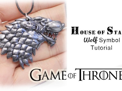 Game of Thrones House of Stark Symbol Polymer Clay Tutorial