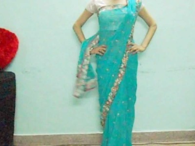 How To Carry Saree Pallu In A proper Way Easily - New Way To Tie Saree.Wrap perfectly