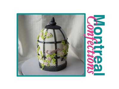 How to decorate a cake - 2 - Birdcage cake video tutorial
