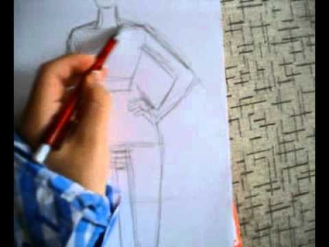 How to draw a fashion sketch a