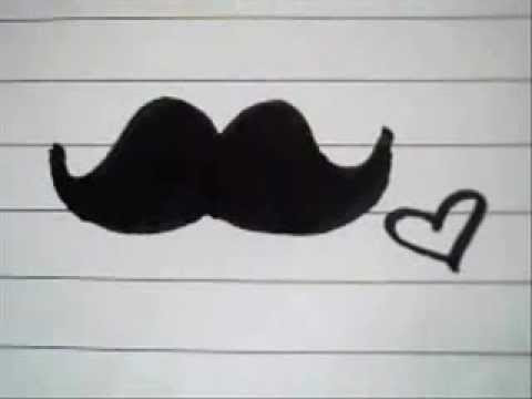 How to draw: Mustache