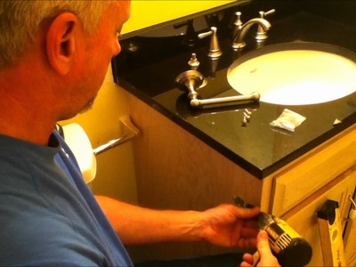 How to install a toilet paper holder