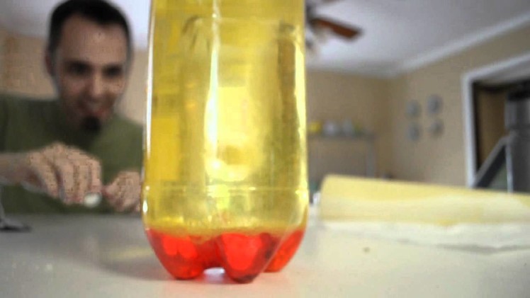 HOW TO MAKE A HOMEMADE LAVA LAMP!!!