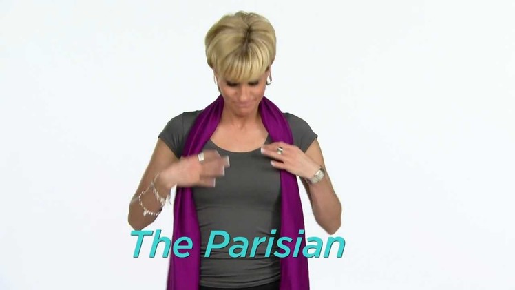 How To Tie a Scarf: QVC Shawn Killinger shows how to tie a scarf