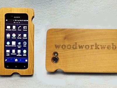 Make a Wooden iPhone or Smartphone Case - a woodworkweb woodworking video