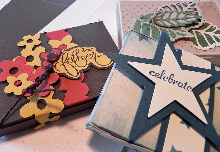 Mini Fold Over Gift Box Designs