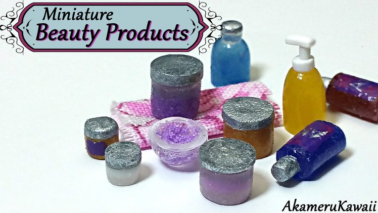 Miniature Beauty Products - Polymer Clay Tutorial