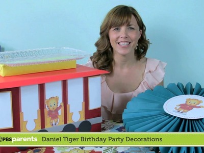 Paper Medallions & Trolley Dessert Stand | Daniel Tiger Birthday Party (1) | PBS Parents
