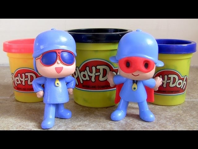Play Doh Pocoyo Superman Man of Steel Halloween Costume Playdough Baby Toys by ToyCollector