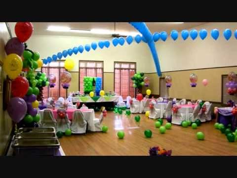 Rapuzel Theme Birthday Party Decor.wmv